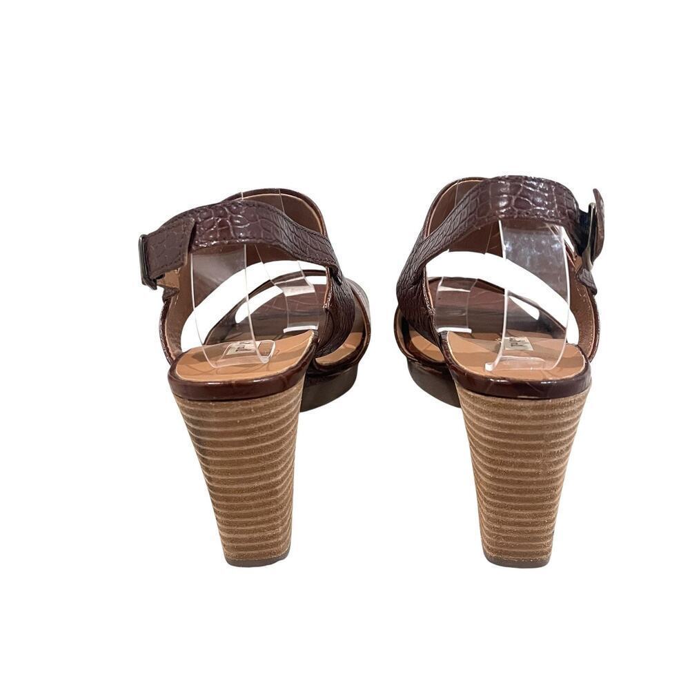 Paul Green Amanda High-Heel Sandals Shoes Womens Size 6.5 Brown Block Heel - Picture 7 of 13